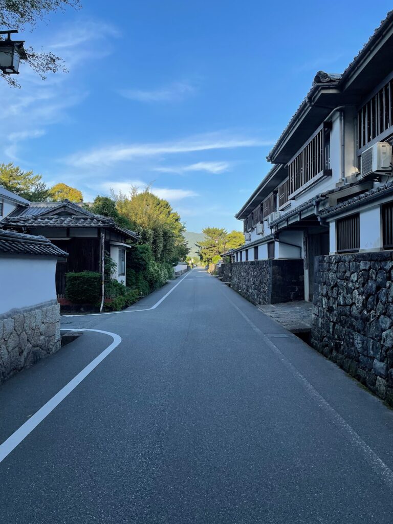 萩城下町後の街並み