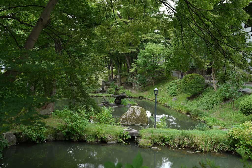 盛岡城跡公園の池庭